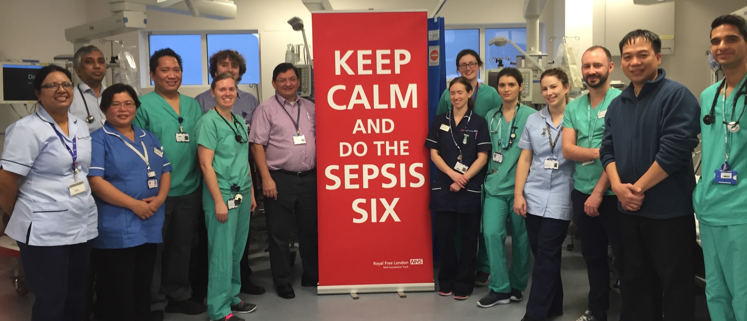 Members of the emergency department team at Barnet Hospital