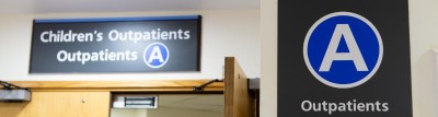 Outpatient appointments sign